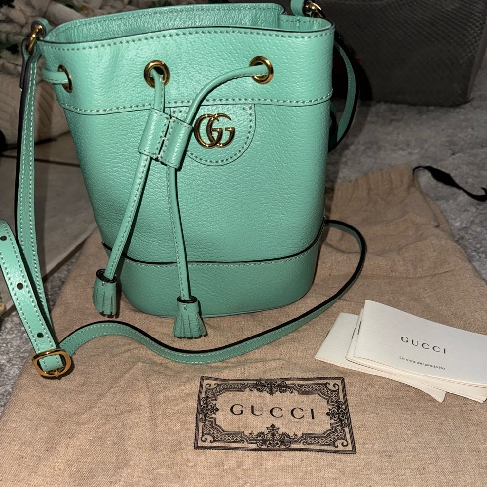 Gucci Ophidia bucket leather crossbody bag